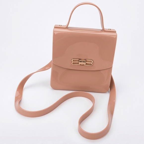 Melissa Handbags - RARE Melissa Jelly Box Bag Vegan Plastic Chic Barbiecore Designer Fashion